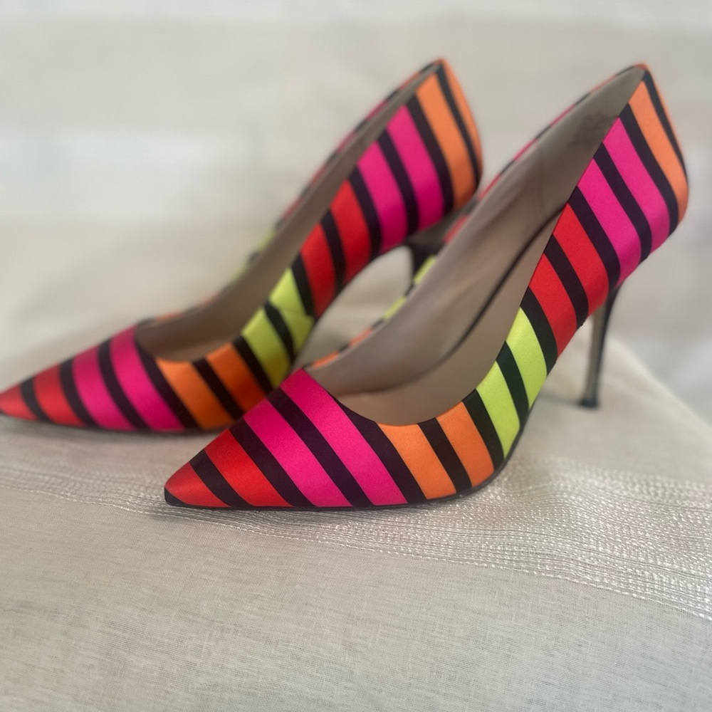 Multi colored heels. Super cute
